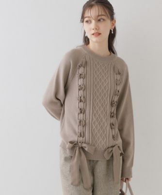 COMME des GARCONS リボン 変形 ニット COMME des GARCONS GIRL - COMME des GARCONS GIRL