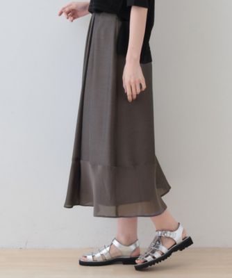 新品　タグ付き　CIVIDINI ロングスカート ロングスカート レディース ストライプ柄 スカート タイト