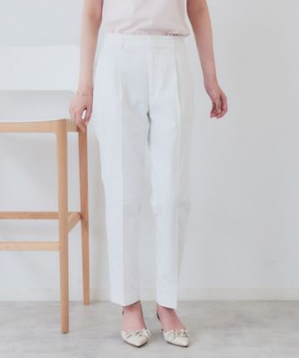 《６ｃｏｌｏｒ／ＸＳ－ＬＬｓｉｚｅ》コンパクトストレッチテーパードパンツ【洗濯機洗い可／吸水速乾／透け防止／イージーアイロン】（２００２４０