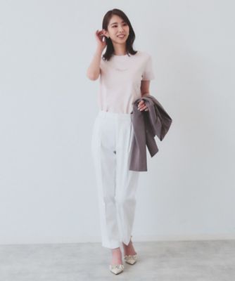 《６ｃｏｌｏｒ／ＸＳ－ＬＬｓｉｚｅ》コンパクトストレッチテーパードパンツ【洗濯機洗い可／吸水速乾／透け防止／イージーアイロン】（２００２４０