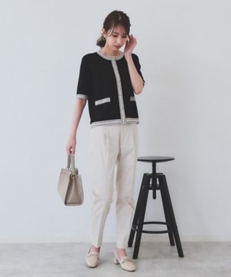 《６ｃｏｌｏｒ／ＸＳ－ＬＬｓｉｚｅ》コンパクトストレッチテーパードパンツ【洗濯機洗い可／吸水速乾／透け防止／イージーアイロン】（２００２４０