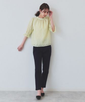 《６ｃｏｌｏｒ／ＸＳ－ＬＬｓｉｚｅ》コンパクトストレッチテーパードパンツ【洗濯機洗い可／吸水速乾／透け防止／イージーアイロン】（２００２４０