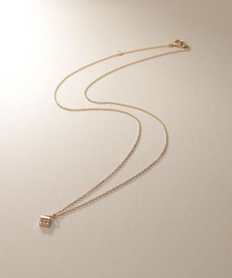Ｋ１０ダイヤモンド　ダイヤシェイプ　ネックレス（２００２４０５０４５）