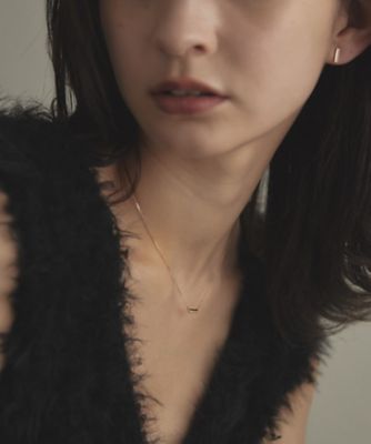 Ｋ１０ダイヤモンド　バー　ネックレス（２００２４０５０４９）
