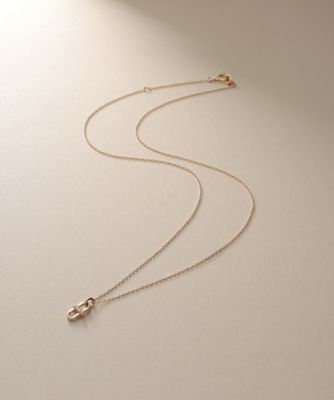 ＜COCOSHNIK (Women)＞Ｋ１０ダイヤモンド　ＰＣモチーフ　ネックレス（２００２４０５１０５）