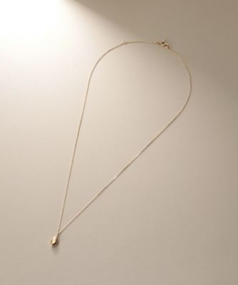 Ｋ１０中空デフォルメペアシェイプ　ネックレス（２００２４０５１０９）
