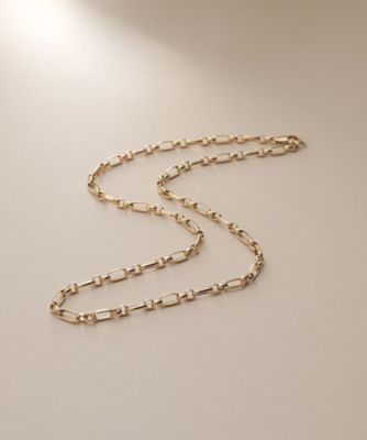 ＜COCOSHNIK (Women)＞Ｋ１８中空フィガロ　ネックレス細（２００２４０５１４１）