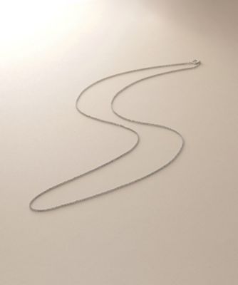 プラチナ　クリスクロスチェーン　ネックレス（６０ｃｍ）（２００２４０５１４５）