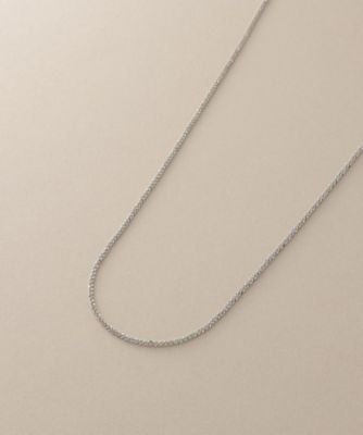 プラチナ　クリスクロスチェーン　ネックレス（６０ｃｍ）（２００２４０５１４５）