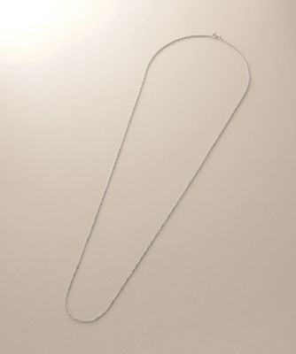 プラチナ　クリスクロスチェーン　ネックレス（６０ｃｍ）（２００２４０５１４５）