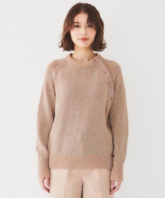 大きいサイズ✧︎新品✧︎UNTITLED♥︎ニット 48 重ね着もおすすめ/洗える】ウールカシミヤ クルーネックニット（ニット
