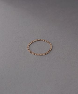 ＜COCOHNIK ONKITSCH (Women)＞◆Ｋ１０スキニーリング　カーブチェーン（２００２４０５５３４）