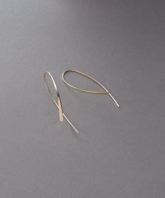 ＜COCOHNIK ONKITSCH (Women)＞◆Ｋ１０プレートフック　マーキスピアス（２００２４０５５３８）