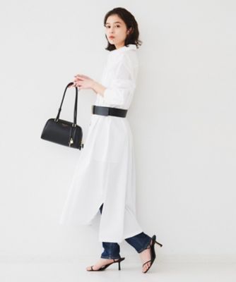 美品★Curensology｜定価3万 ＜＆RC＞タイプライターシャツワンピース Curensology タイプライターシャツワンピース