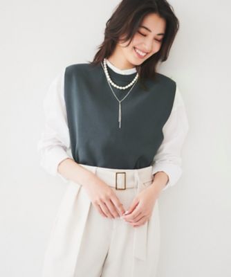 【アンサンブル可能】ニットベスト（２００２４０５７９６）