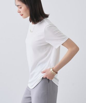 春SALE！【日本製／トリアセテート】きれいめTシャツ