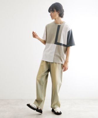 Ｌ字切替カットソー（２００２４０５８７０）