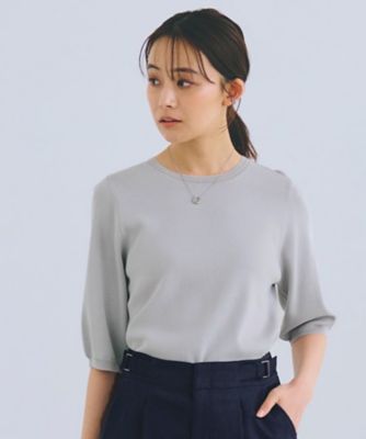 ひんやり多機能・やわらかドライタッチ五分袖プルオーバー【先行予約カラーあり】（２００２４０５９４３）