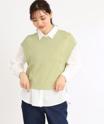 楽天市場】ニットベスト シャツ セットの通販