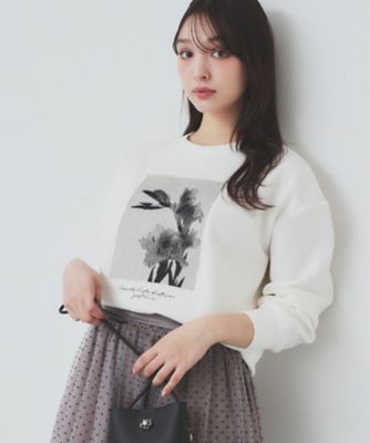＜index (Women)＞フォト刺繍トップス【洗濯機洗い可】（２００２４０６５６８）