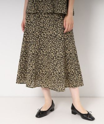 【新品】CORDIERコルディア日本製/薄手ツイードロングタイトスカート春物薄手 夏のオケージョン服】セットアップ可／レーススリットスカート