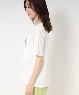 【Ｍ～４Ｌサイズ】刺繍＆スパンコール　ロゴデザインＴシャツ（２００２４０６７７２）