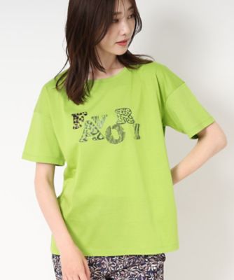 【Ｍ～４Ｌサイズ】刺繍＆スパンコール　ロゴデザインＴシャツ（２００２４０６７７２）