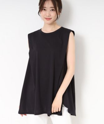【美品】うさとの服　うさと　タンクトップ　ノースリーブ　S〜М y516-r1.jpg