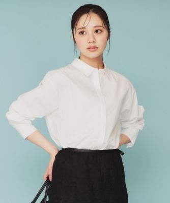 《ａｎｄＧＩＲＬ掲載》ビスチェレイヤードロングシャツ【洗濯機洗い可】（２００２４０６８１５）