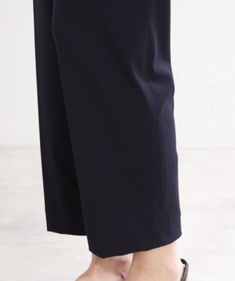 手洗い可／すっきりシルエット】テーパードパンツ