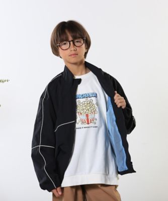 SHOO･LA･RUE (Baby&Kids)/シューラルー 【１００－１５０ｃｍ／洗える／男女兼用】スタンドカラー　パイピングブルゾン（２００２４０７９３２）