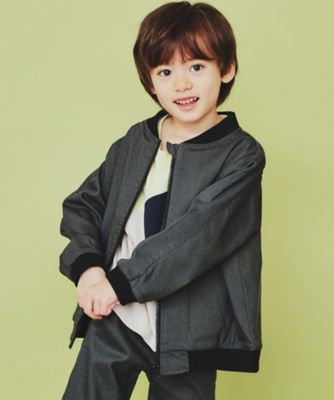 ＜THE SHOP TK (Baby&Kids)＞◆【１２０－１６０】のびーるリブブルゾン／洗濯機ＯＫ（２００２４０８１０９）