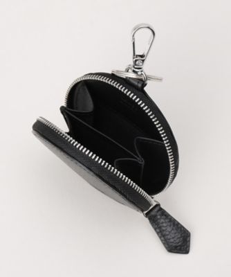 シュリンクレザー ラウンドコインケース＆キーリング