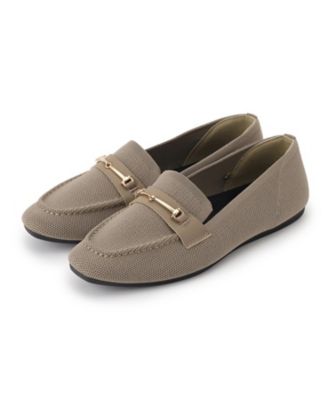 【SALE】OPAQUE.CLIP (Women)/オペークドットクリップ【抗菌防臭/軽量/ウォッシャブル】ニットローファー(2002408240) ベージュ052 靴【三越伊勢丹/公式】