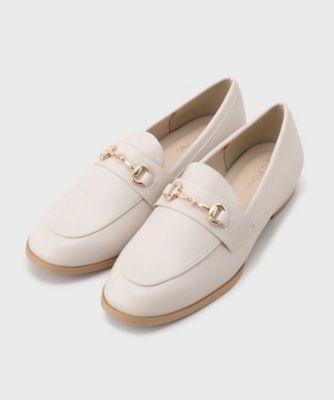 【お値下げ中です】ペリーコ　スクエアローファー　ホワイト Pixie ピクシー パテントプラットフォームローファー - ホワイト