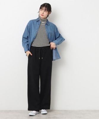 【ウエストゴム・洗える】ドロスト付きパンツ（ＸＳ～Ｌ）（２００２４０９０４３）