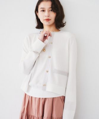 配色カラー／アンサンブル可能】キレイめ カーディガンニット