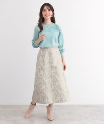 SunaUna シフォンカットジャカードスカート SunaUna シフォンカットジャカードスカート - メルカリ