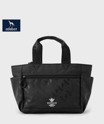 adabat - 【新品未使用】【新レーベル ADABAT NAVY】ロゴプリント カートバッグ adabat - 【新品未使用】【新レーベル ADABAT NAVY】ロゴ