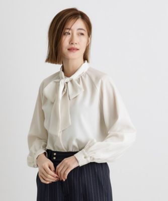 Wジョーゼットノットブラウス|allureville OFFICIAL SITE