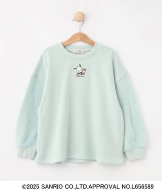 ＜SHOO･LA･RUE (Baby&Kids)＞【サンリオキャラクターズ】袖チュール刺繍スウェット（２００２４１０８５２）