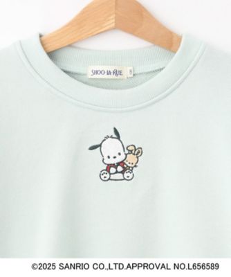【サンリオキャラクターズ】袖チュール刺繍スウェット（２００２４１０８５２）