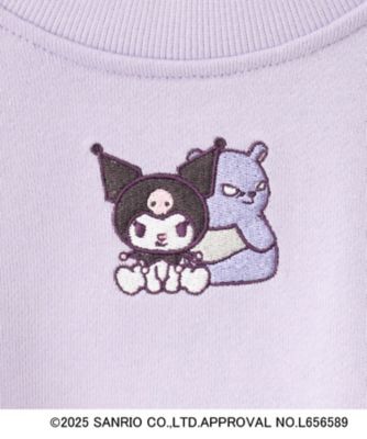 【サンリオキャラクターズ】袖チュール刺繍スウェット（２００２４１０８５２）