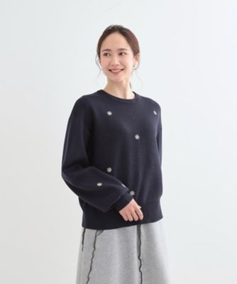 【Ｓ－ＬＬ】刺繍＆ジャカード　柄アソートニット（２００２４１１２２６）