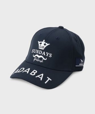 【新レーベル　ＡＤＡＢＡＴ　ＮＡＶＹ】サンデーズロゴキャップ（２００２４１１３０９）