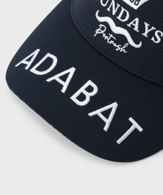 【新レーベル　ＡＤＡＢＡＴ　ＮＡＶＹ】サンデーズロゴキャップ（２００２４１１３０９）