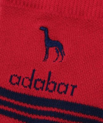【新レーベル　ＡＤＡＢＡＴ　ＮＡＶＹ】バイカラーショートソックス（２００２４１１３１５）
