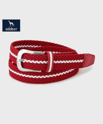 adabat/アダバット【新レーベル ADABAT NAVY】ラインメッシュベルト(2002411326) アカ062 スポーツウェア【三越伊勢丹/公式】