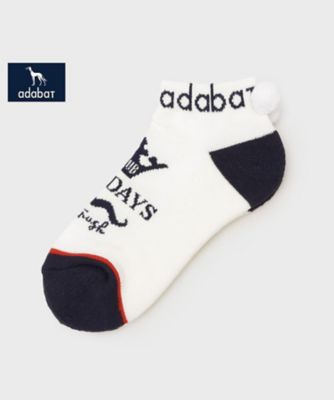 adabat/アダバット 【新レーベル ADABAT NAVY】ボンボンベリーショートソックス(2002411328)