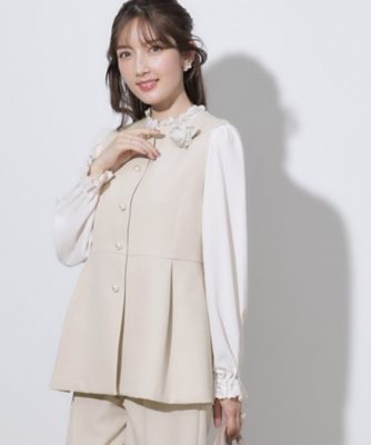 セレモニーシーン／ON・OFF使える】ダブルクロスペプラム